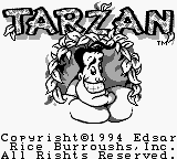 Tarzan (USA, Europe) Title Screen